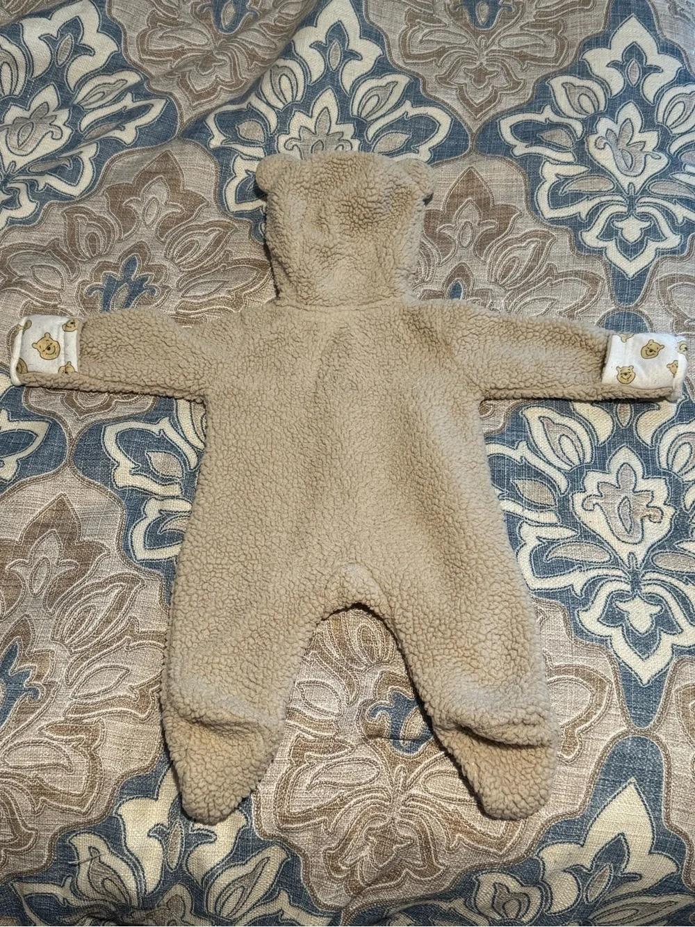 Winnie The Pooh Sherpa Baby One Piece 0-3 Months Disney Baby Unisex
